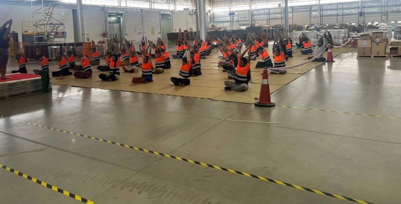Yoga class